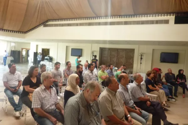 Civil Protest Meeting Rejecting the Ras Al-Ain Landfill and Proposed Burial gallery