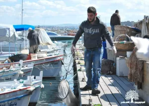 Cleaning Campaign at Tyre Port within the "Eco-Fisherman" Project