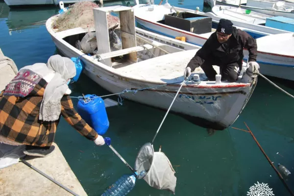 Cleaning Campaign at Tyre Port within the "Eco-Fisherman" Project gallery