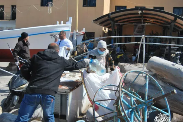 Cleaning Campaign at Tyre Port within the "Eco-Fisherman" Project gallery