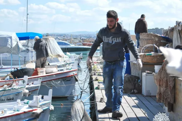 Cleaning Campaign at Tyre Port within the "Eco-Fisherman" Project gallery
