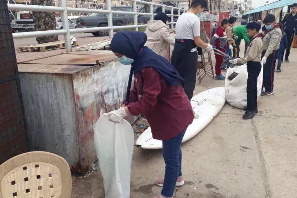 Cleaning Campaign at Tyre Port within the "Eco-Fisherman" Project gallery