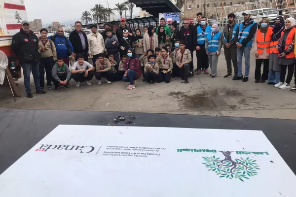 Cleaning Campaign at Tyre Port within the "Eco-Fisherman" Project gallery